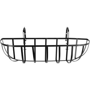 TFCFL 4pcs 24" Hanging Flower Planter, Flower Boxes for Deck Railings, Planter Boxes Plant Holders for Outdoor Garden Lawn for Outdoor Garden Lawn (A)