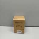 INFTYLE Coffee Canister with Airtight Lid, 22oz, 60 fl oz White, Stainless Steel Air Tight Lid Container with Date Tracker and Scoop Food Storage Jar for Grounds Coffee, Beans, Flour, Cereal (Black)