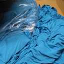 Smiry Spandex Tablecloth 6 Pack, Elastic Fitted Stretch Tablecloth for 8FT Rectangle Tables, Waterproof Washable Table Cover Skirt for Wedding, Banquet & Parties (Turquoise, 96Lx30Wx30H Inch)