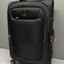 Travelpro Maxlite 5 Softside Expandable Luggage with 4 Spinner Wheels, Lightweight Suitcase, Men and Women, Black, Carry-on 21-Inch