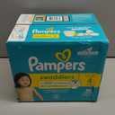 Pampers Swaddlers Diapers, Size 4 (15-34 lbs), 66 Count, Absorbent, Keeps Baby Dry and Comfortable, Skin Safe Disposable Baby Diaper 