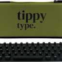 TIPPY TYPE Raised Keyboard Cover for Long Nails - Fits MacBook Pro & Air, iPad 13", & Magic Keyboard (No Numpad) -Silicone -The Original -Comfortable Typing, Quiet, Nail Protection (Matte Black)