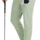 VEBOON Mens Golf Pants Stretch Water-Resistant Lightweight Stretch Casual Flat Front Dress Pants with 5 Pockets, Size: 34 x 30