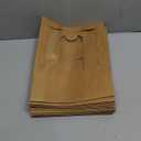 CHERRY 9"x9"x3"Brown Bakery Boxes with PVC Window for Pie and Cookies Boxes Small Natural Kraft Paper Box 9x9x3inc,Pack of 15