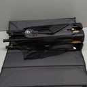 Pamo Babe Portable Crib Baby Playpen with Mattress and Carry Bag Black