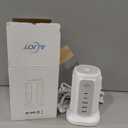 AiJoy Flat Plug Power Strip Tower 9 Outlets and 5 USB Ports (2 USB-C), 1200J Surge Protection, 6.5ft 1625W Extension Cord Charging Station for Home, Office Supplies, Dorm Essentials (White)