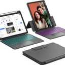 CHESONA for iPad 11th(A16, 2025)/10th(2022) Generation Case with Keyboard, Smart Trackpad, 15-180 Adjustable Case with Pencil Holder, 7 Colors Magnetic Backlit Keyboard (Grey)