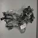 3 Pack Skirt Pants Hangers with Clips, Legging Organizer for Closet Hanging with 10 Cilps Holds 30 Leggings/Shorts/Jeans/Skirts Pants Hangers Space Saving Closet Organizers and Storage, Black