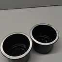 2PCS Cup Holder Insert, Plastic Cupholder Insert for Car, Universal Drop In Cup Holder, Car Seat Cups Holders Replacement for Sofa Boat Rv Couch Golf Cart Truck Poker Table, for 2.8" to 3.7" Cups Base