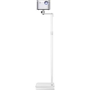 2BeBest Projector Stand 3663in / 92162cm Height Adjustable Projector Floor Stands Universal Projectors Mount Stand for Bed Sofa Compatible with HAPPRUN Anker XGIMI Upgraded Large Ball Head White