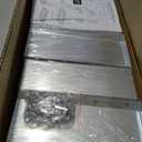 Land Guard 12x4x1ft Galvanized Raised Garden Bed Kit for Vegetables 2 Pack, Galvanized Super Large Metal Planter Raised Garden Boxes Outdoor, 12x4x1ft 2-Pack
