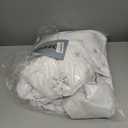 72 Inch Christmas Tree Skirt, Faux Fur Extra Large White Tree Skirt for 6 to 15 ft Xmas Tree, Plush Soft Thickened Mat with Silver Sequin Snowflake for Xmas Tree Decor Reusable Christmas Decorations