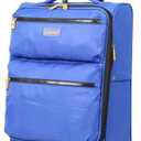 LUCAS Ultra Lightweight Carry On - Expandable Softside 20 Inch Luggage - Small Rolling Bag Fits Most Airline Compartments - Durable 8-Spinner Wheels Suitcase (Royal Blue)
