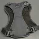 rabbitgoo Dog Harness No Pull with 2 Leash Clips, Adjustable Soft Padded, Reflective Oxford No Choke Pet Vest with Easy Control Handle for Large Dogs, Black, XL