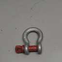 Crosby Screw Pin Anchor Shackle Carbon Steel, Galvanized, 3-1/4 Ton WLL, 5/8" Size, G-209