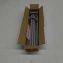 Silver Curtain Rods for Windows 28 to 60 inch, 5/8 inch Adjustable Wrap Around Blackout Curtain Rods for Bedroom & Outdoor