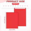 100 Pcs 9'' x 12'' Catalog Envelopes Self Adhesive 32lb Manila Envelopes Kraft Peel & Seal for Secure Mailing Storage Organizing for Office Business Home(Red)