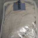 H.VERSAILTEX High Stretch Loveseat Covers 1-Piece Couch Cover Non Slip Sofa Cover with Elastic Bottom Thick Soft Sofa Covers Washable Polyester Spandex Jacquard Fabric Stripe Design (Loveseat, Ivory)