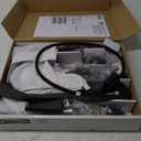 Delta Nicoli Matte Black Bathroom Faucet with Sprayer, 8 Inch 3 Hole Widespread Bathroom Sink Faucet with Pull Out Sprayer, Push-Pop Drain, Matte Black 35749LF-BLPD