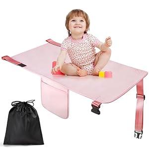 Toddler Airplane Bed & Travel Essentials - Kids Airplane Seat Extender, Portable Plane Bed for Flights 