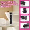 Professional Electric Foot File, Adjustable Rotatable Electronic Foot Dead Skin Remover Callus Remover Tool for Home & Nail Salon with 60 pcs Replacement Sandpaper Disk,Black