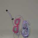 Vvinca Kids Swim Goggles, 2 Pack Toddlers Swimming Goggles Bungee Strap No Hair Pulling Anti-Fog/UV Pool Goggles for Age 3-10 (01-hot Pink& Purple)