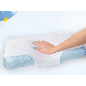 Derila Queen Size Cooling Pillowcase | Optimal Temperature Control for Your Memory Foam Pillow for Perfect Sleep. Quality Material White Pillowcase ensures Anti Snore Pillows