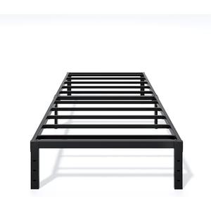 LUMUNANCE Metal Bed Frame Twin Size - 12 Inch Heavy-Duty Twin Platform Bed Frame No Box Spring Needed, Easy Assembly, Noise-Free, Sturdy Mattress Foundation, Underbed Storage Space 2 Legs Missing