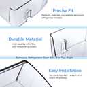 13.0 Inch DA97-21912A DA63-11219A Refrigerator Door Shelf Bin Compatible with Samsung Refrigerator (Fits Top Right Door Only), Replacement Part PD00080746 AP7022676 PS16624066 EAP16624066