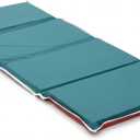 Children's Factory Toddler Nap Mats, Hand-Washable Soft Nap Mat with Pillow for Preschool and Daycare, Red and Green, Set of 10