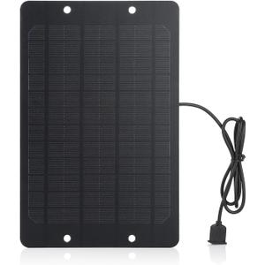 Soshine Mini Solar Panel - USB Solar Panel Charger 5v 6w with High Performance Monocrystalline USB A Connector for Camera,Water Pump,Small Fan,Bicycle,Power Bank,Camping Lanterns