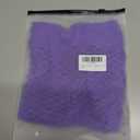 Women's Mesh Lingerie Fishnet Babydoll Mini Dress Bodysuit See Through Shirts Long Sleeves Lingerie Bodysuit Cover Up (Purple)