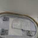 Keonjinn Oval LED Bathroom Mirror 24x36 Inch, Gold Beveled Metal Frame, Frontlit & Backlit Bathroom Mirror with 3 Color Tempurature, Dimmable Lighted Mirrors for Wall with Anti-Fog, HD Tempered Glass