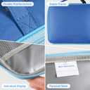 Genteen Lunch Box Kids,Insulated Lunch Bag Kids Boys Girls,Soft Bag Small Cooler Back to School Thermal Meal Tote Kit Lunch Box for School,Work,Outdoor (Blue)