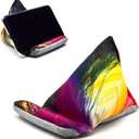 Fabric Phone Stands, Phone Pillow Holder for iPhone X iPhone 13, Handmade Phone Bean Bag Cushion for Desk (Colorful)