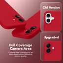 Magnetic for iPhone 17 Case, Compatible with MagSafe, [Full Camera Protection][Screen Protector] Silicone Shockproof Protective Phone Case for iPhone 17 6.3", Deep Red