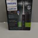 Philips Sonicare ProtectiveClean 5300 Rechargeable Electric Toothbrush, with Pressure Sensor, 3 Cleaning Modes, SmarTimer and QuadPacer, with 2 Bonus Brush Heads, Travel Case, Black, Model HX6423/34