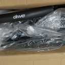 Drive Medical 795BK Duet Folding Transport Wheelchair and Rollator Walker, Black