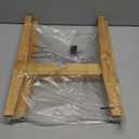 Rnined Plant Stand Indoor, Bamboo Plant Shelf, Adjustable Corner Plants Flower Holders Single Floor Plant Stand, Fits 8 to 12 Inches Pots (Pot & Plant Not Included)(Nature)