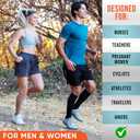 Compression Socks for Women & Men (20-30 mmHg) Support for Flying and Travel, Nurses, Sports and Everyday Wear, S/M