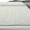 KraftGeek 18.5" Music Stand Carrying Case Compatible Music Stand, Single Compartments with Pockets, Heavy Duty with Adjustable Straps (Gray)