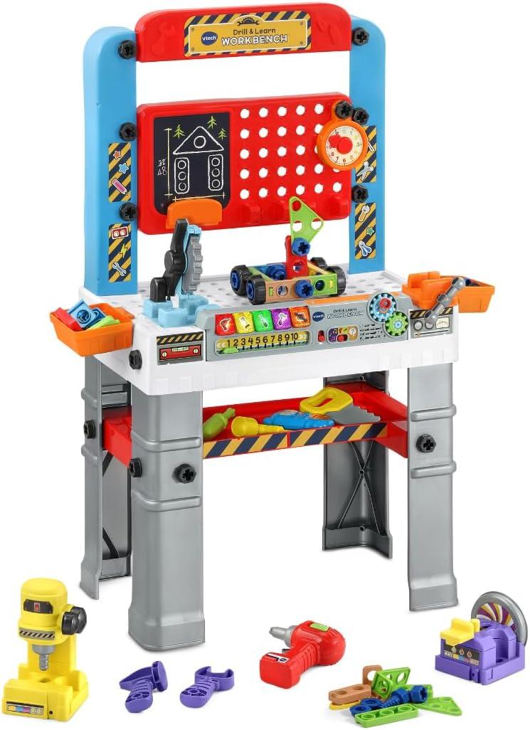 VTech Drill and Learn Workbench for Kids Ages 3 Years and up (Frustration Free Packaging)