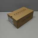 Coutgo Womens Platform Sandals Comfortable Arch Support Footbed Adjustable Ankle Strap Summer Beach Flat Sandals (Beige)