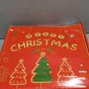 N&T NIETING Pop Up Christmas Tree with Lights, Collapsible Tinsel Xmas Tree Decorations, Pencil Christmas Tree Skinny Tree for Holiday Xmas Home Office Decor, 40 Balls, 6Ft, Silver