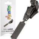 FixNZip Large Black Nickel Zipper Repair Kit | Universal No-Sew Slider Replacement for Heavy Jackets, Wetsuits, Boat Covers, and Luggage | Instant and Reusable Zipper Repair Tool | Sizes 8-10