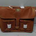 Cuero DHK 16 Inch Vintage Handmade Leather Messenger Bag Laptop Briefcase Computer Satchel Bag for Men & Women (16 Inch Medium)