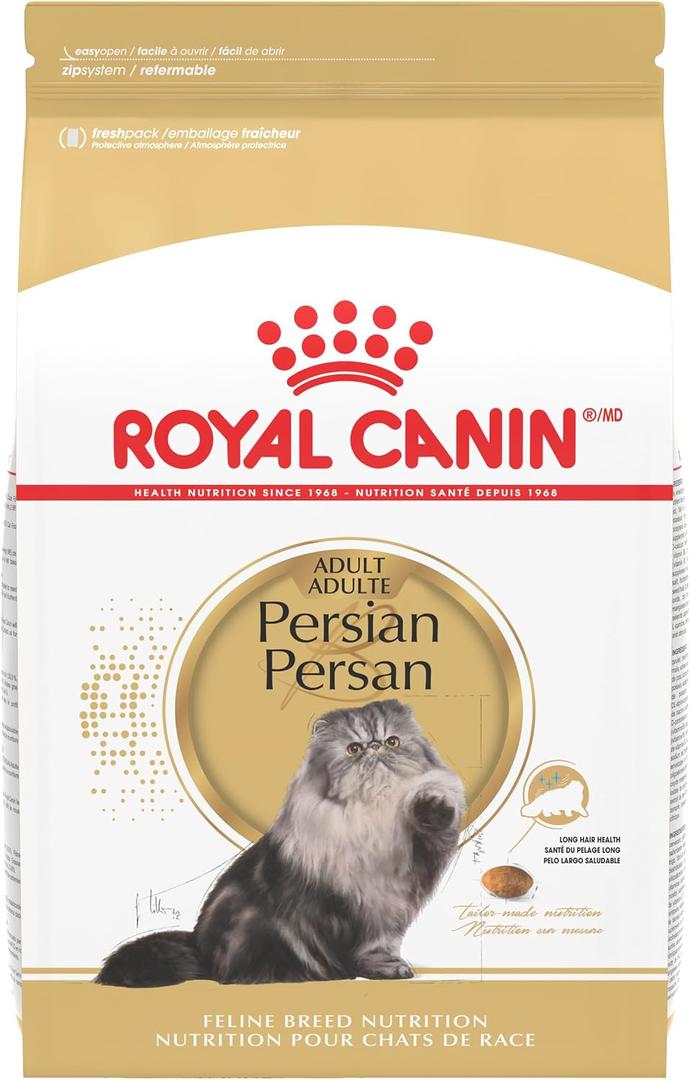 Royal Canin Feline Breed Nutrition Persian Adult Dry Cat Food, 7 lb Bag, Best By 01/27/27