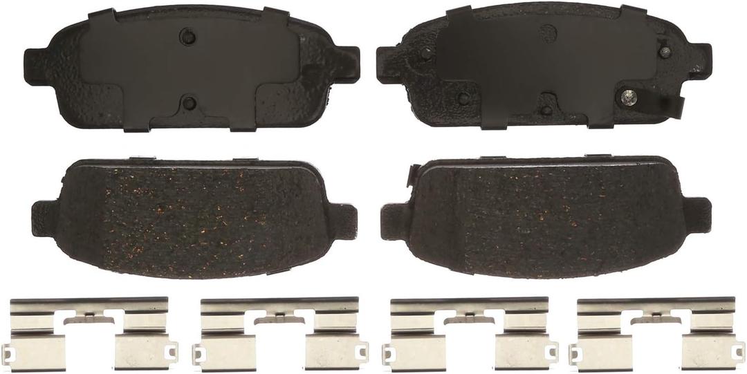 ACDelco Gold 17D1468CHF1 Ceramic Rear Disc Brake Pad Set