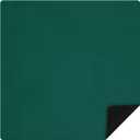 Buryeah Mahjong Mat Large Non Slip Neoprene Rubber Table Mat Noise Reduction Dominoes Poker Card Board Games Playmat Gaming Table Cover for Camp Game Night Indoor Outdoor(Green,40 x 40 Inch)