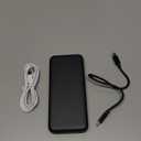 Portable Charger, 10000mAh Slim Power Bank Portable Phone Charger 22.5W PD QC Fast Charging with 3 Outputs 2 Inputs Battery Pack Compatible with iPhones Samsung Google Pixel LG Moto More Devices,Black